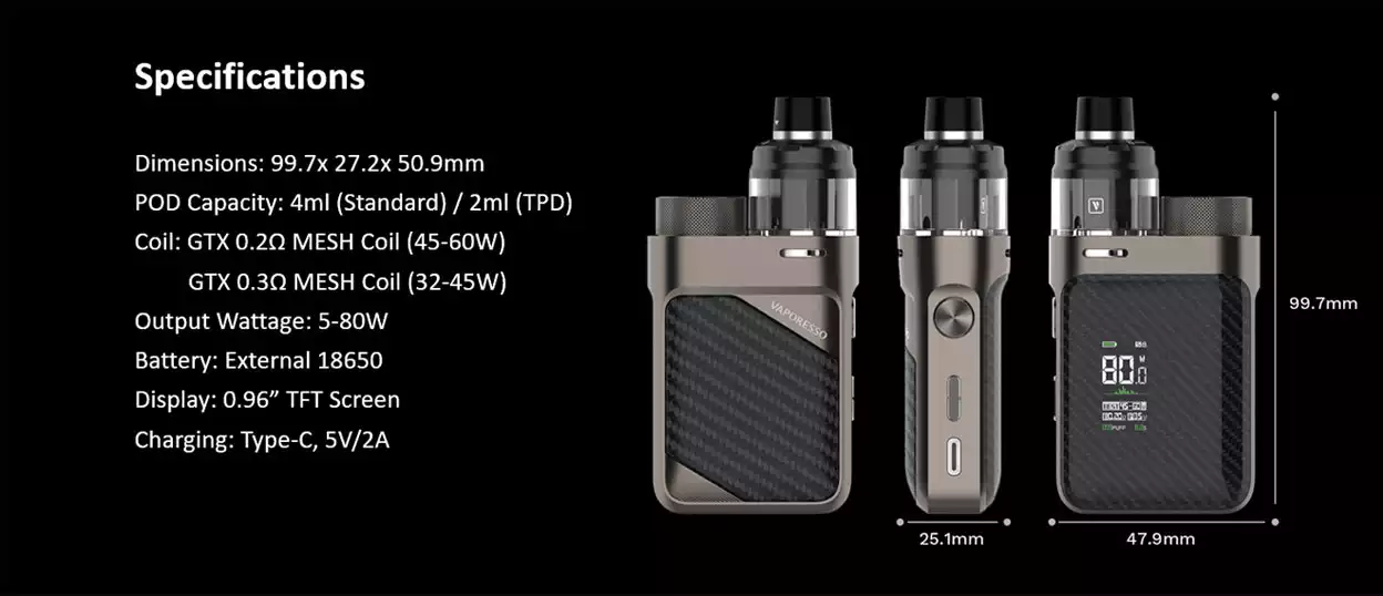 Kit Swag PX80 gunmetal grey